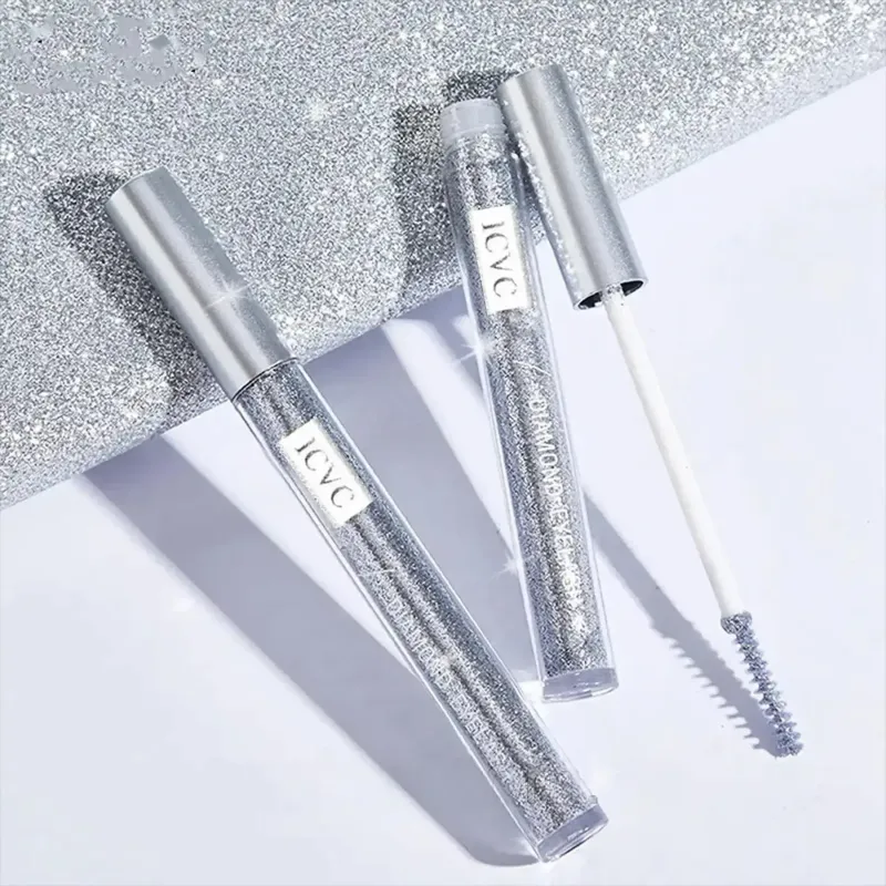Водостійка туш для вій з блискітками ICVC Diamond Eyelash / Прозора туш