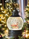 Чарівний ліхтар круглої форми "З анімацією" 26 см., новорічний світильник