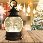 Чарівний ліхтар круглої форми "З анімацією" 26 см., новорічний світильник