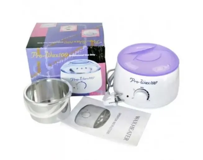 Воскоплав банковий з терморегулятором PRO-WAX 100 для воску в банці, в гранулах, в таблетках 400 мл