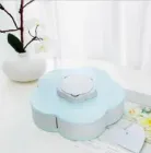 Складна двоярусна цукерка SUNROZ Flower Candy Box, що обертається, для цукерок і фруктів