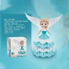 Танцююча лялька-нічник принцеса, що обертається Dancing Angel Ice Princess