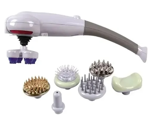 Вібраційний масажер для тіла Magic MassagerMaxtop (8 насадок)