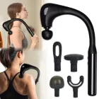 Вигнутий перкусійний масажер для самостійного масажу тіла та м'язів JA-G4 ударний масажер