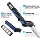 Випрямляч для бороди та волосся NG-MODELLIN Чоловіча плойка для бороди та волосся