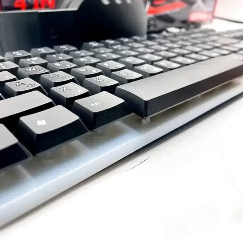 Ігровий комплект клавіатура та миша навушники килимок 4в1 Linmoni TF-400 Kit з RGB підсвічуванням для геймерів