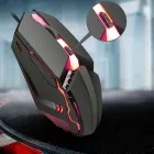 Ігровий комплект клавіатура та миша навушники килимок 4в1 Linmoni TF-400 Kit з RGB підсвічуванням для геймерів