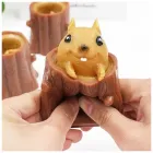 Іграшка антистрес Pop It Фуфлік - білка, що вистрибує