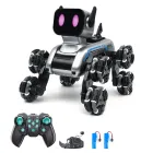 Іграшка-робот для дітей, 2,4 ГГц пульт дистанційного керування, датчик жестів, трюкова автомобільна іграшка зі світлодіодним підсвічуванням