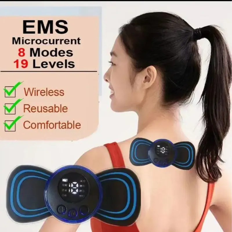 Імпульсний масажер міостимулятор EMS масажер міостимулятор метелик