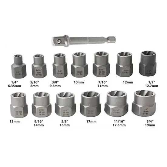 Інструменти для видалення гайок, набір 14 шт