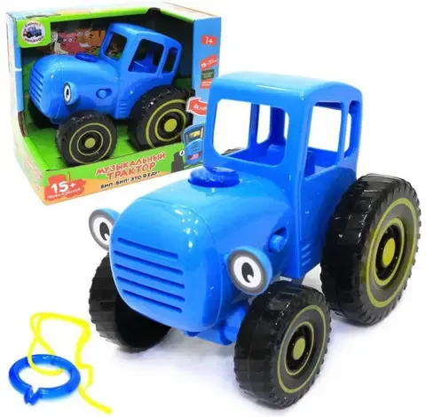 Інтерактивна музична іграшка музичний Синій Трактор 15 пісень та звуків