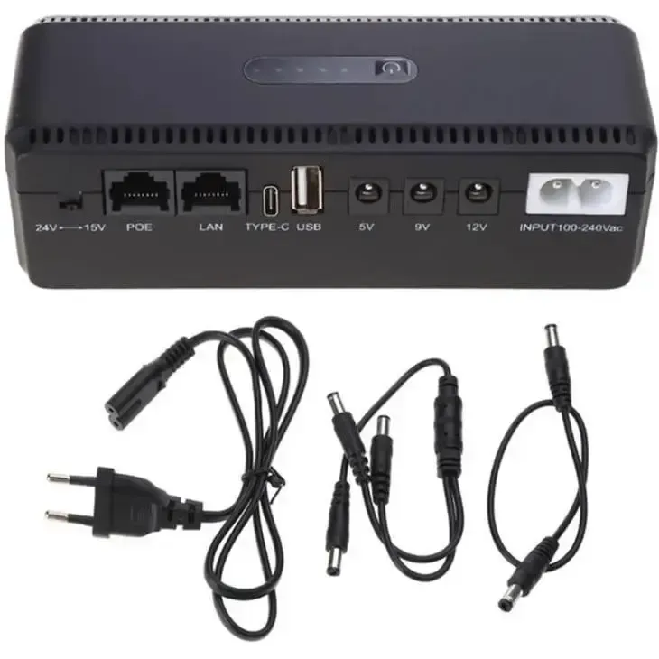 Джерело безперебійного живлення для роутера, 10400mAh / Повербанк для роутера / Безперебійник для роутера