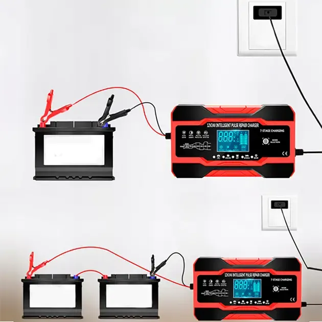 Зарядний пристрій акумулятора (АКБ 12v/10a – 24v/5a)