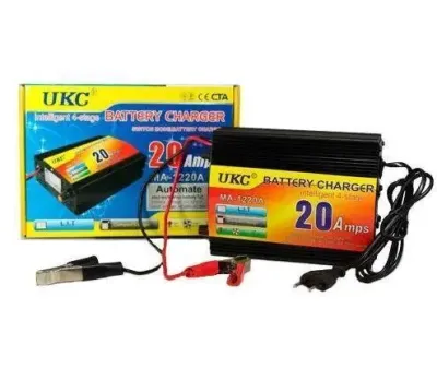 Зарядний пристрій акумулятора UKC Battery Charger 20A MA 1220A black