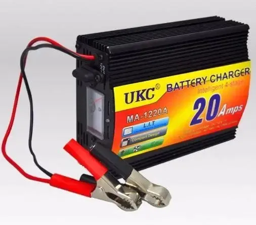 Зарядний пристрій акумулятора UKC Battery Charger 20A MA 1220A black