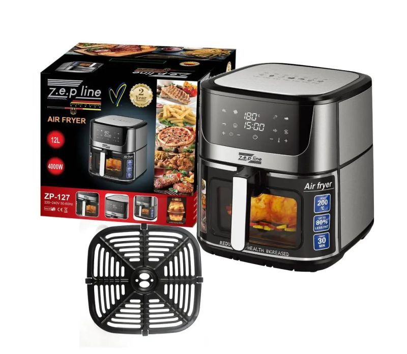 Фритюрниця багатофункціональна на 12 літрів Zepline ZP-127 з потужністю 4000Вт