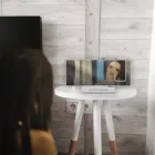 Дзеркальний годинник з проектором часу 3618LP настільний електронний з будильником, календарем та вбудованим термометром • Зелене підсвічування