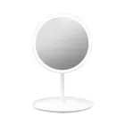 Дзеркало для макіяжу, дзеркало косметичне з LED з яскравим лід підсвічуванням, вбудованим акумулятором, біле