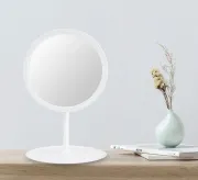 Дзеркало для макіяжу, дзеркало косметичне з LED з яскравим лід підсвічуванням, вбудованим акумулятором, біле