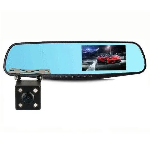 Дзеркало відеореєстратор із камерою заднього вигляду DVR 1433EH