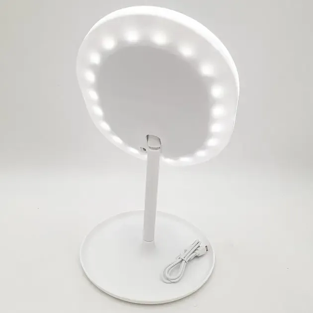 Дзеркало з Led підсвічуванням  овальне косметичне для макіяжу.