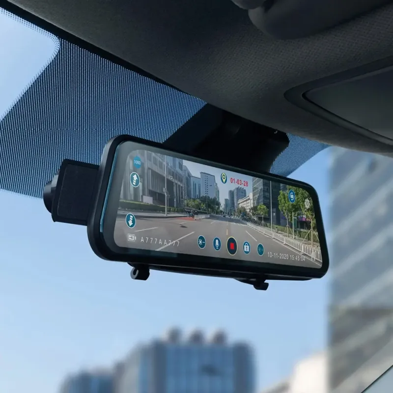 Дзеркало-відеореєстратор з камерою заднього виду та сенсорним екраном, H02