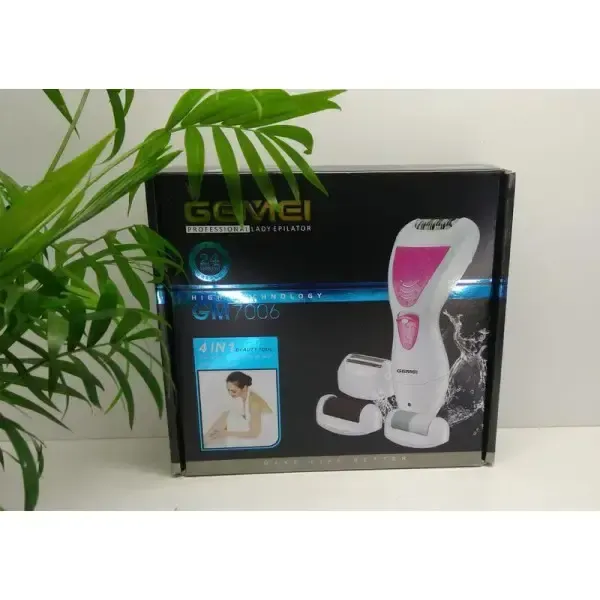Жіночий епілятор електробритва 4 в 1 Geemy GM-7006
