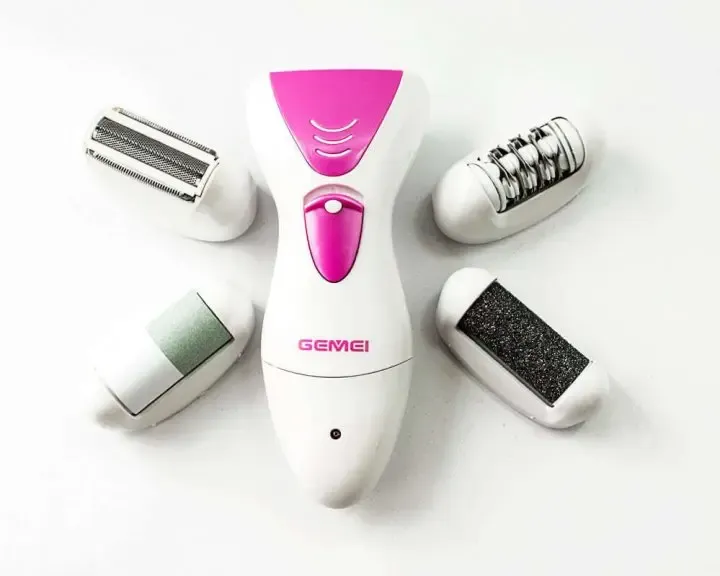 Жіночий епілятор електробритва 4 в 1 Geemy GM-7006