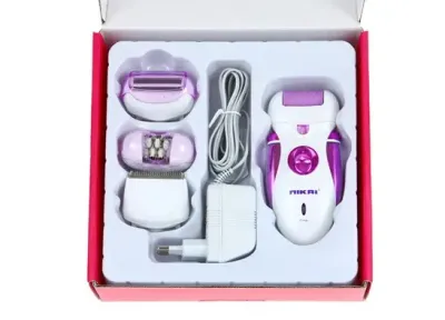 Жіночий епілятор Nikai з насадкою для гоління NK-7680 B