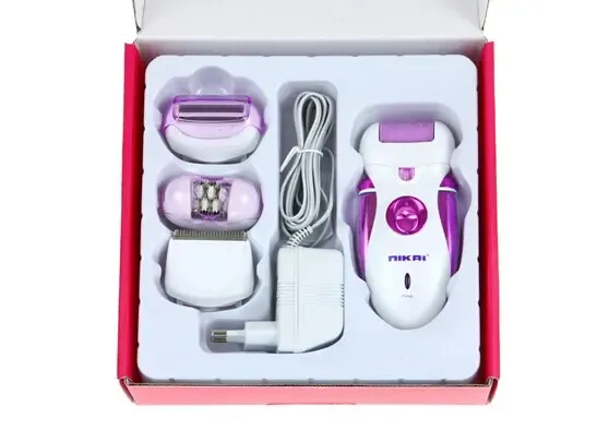 Жіночий епілятор Nikai з насадкою для гоління NK-7680 B