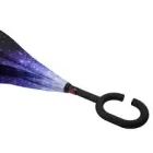 Парасолька Lesko Up-Brella Зоряне небо складається парасолька у зворотному напрямку довга ручка антизонт хіт