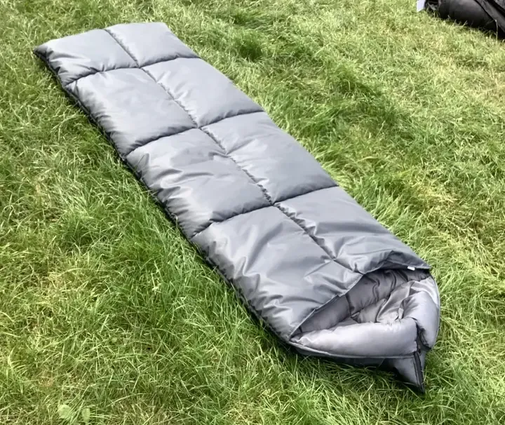 Зимовий спальний мішок ковдру з капюшоном 2,1*0,75 см 400г/м.кв.