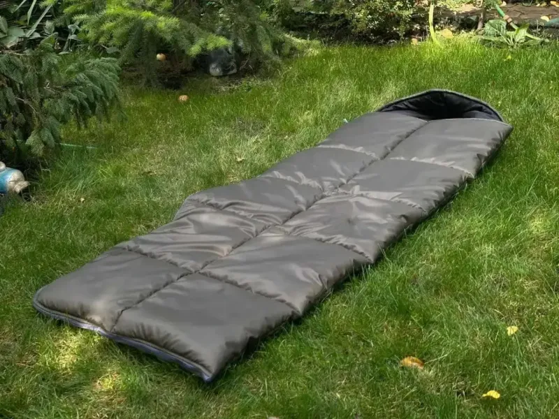 Зимовий спальний мішок ковдру з капюшоном 2,1*0,75 см 400г/м.кв.